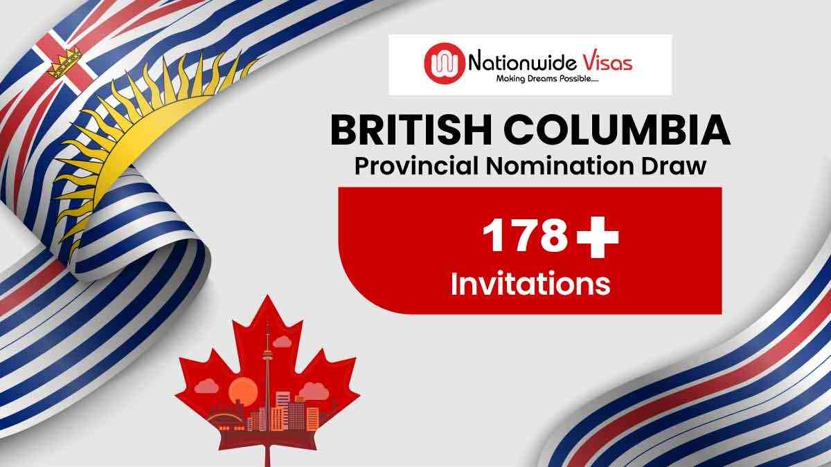 178+ applicants invited by BC PNP in latest draw