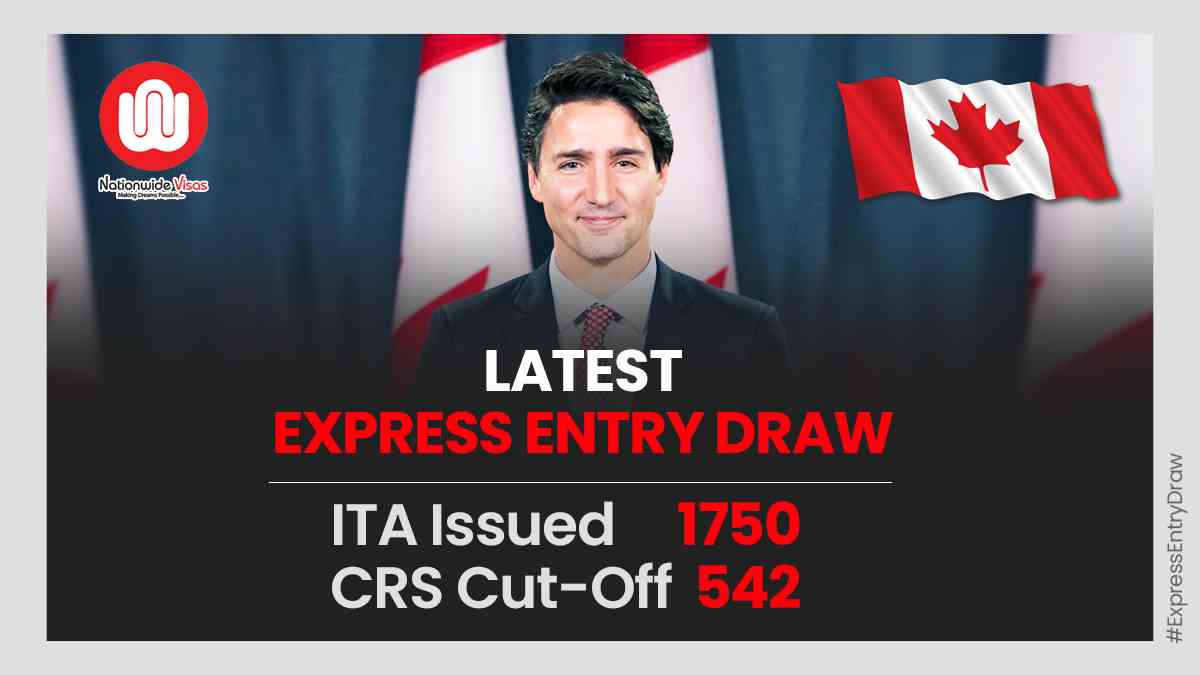 All new Canada Express entry draws invites 1750 candidates