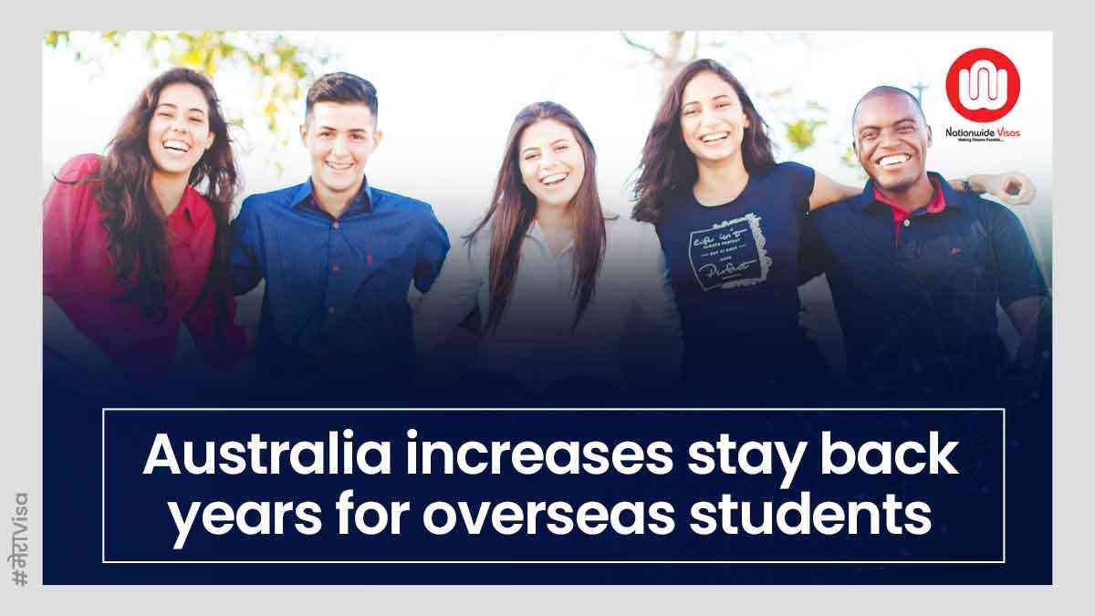 Australia increases stay back years for overseas students