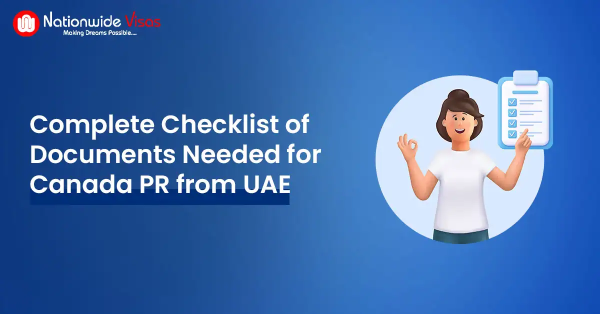 Documents Needed for Canada PR from UAE