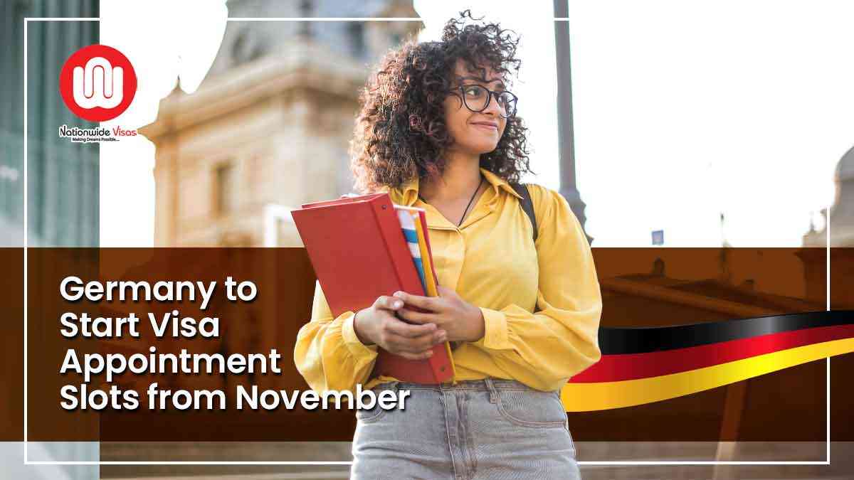 Germany to finally open visa appointment slots in November!
