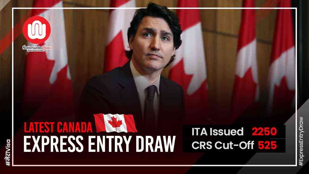Latest Canada Express Entry draw invites 2,250 applicants