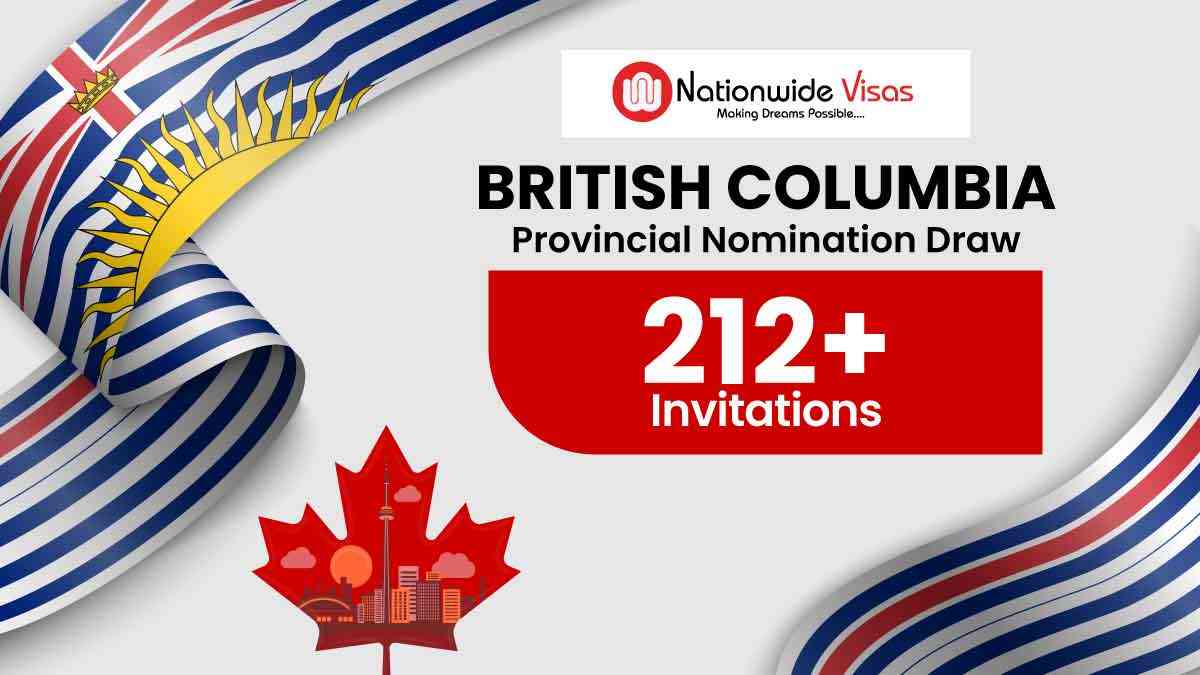 More than 212+ invited by BC PNP in latest draw