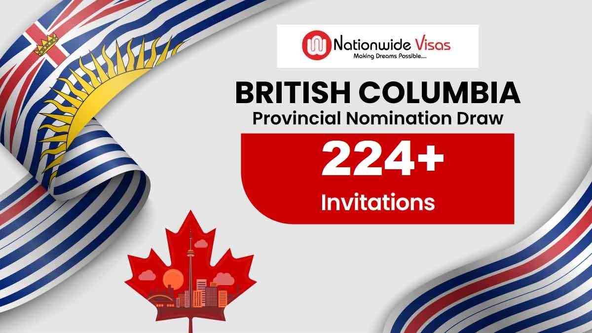 More than 224 invited by BC PNP in latest draw