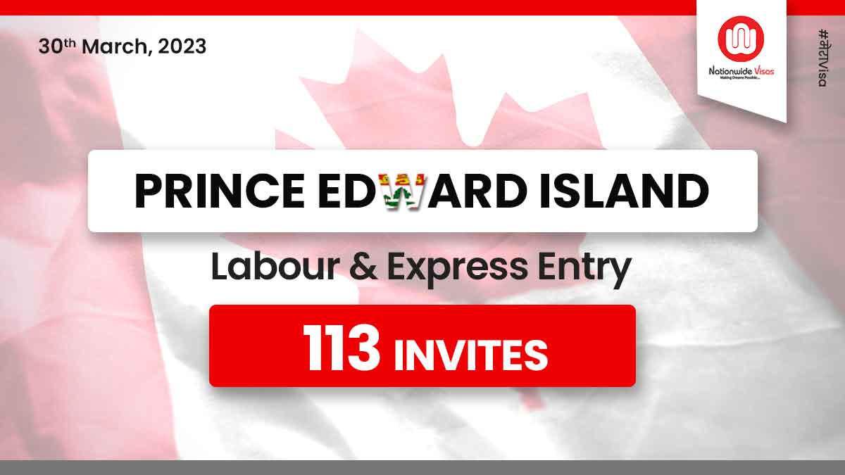 New PEI PNP draw invites only from Labor and Express Entry