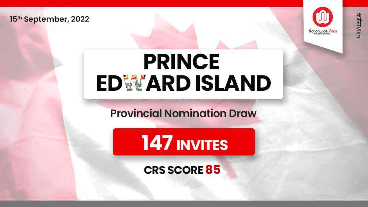 Prince Edward Island issues 147 ITAs in latest draw