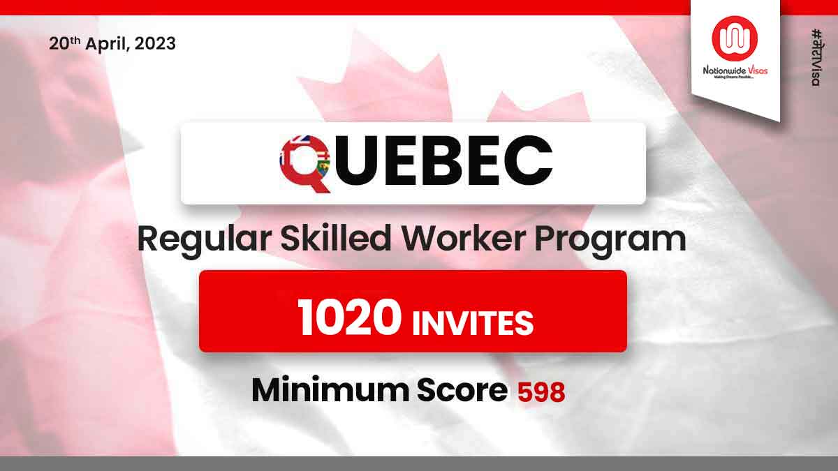 Quebec invites 1020 candidates in a new RSWP draw!