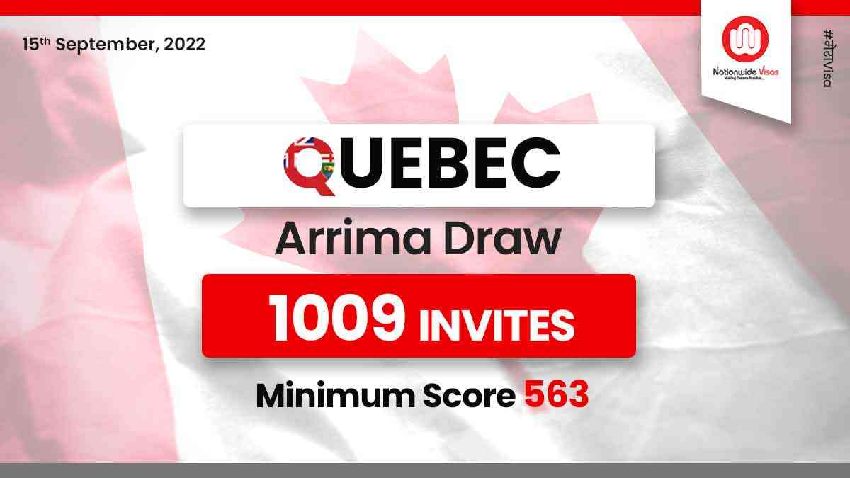 Quebec RSWP invites 1,009 candidates