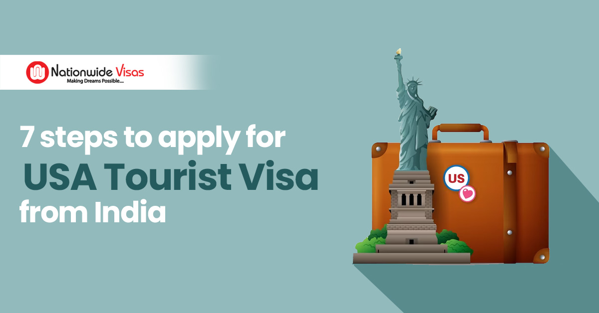Stepwise guide to apply for USA Tourist Visa from India