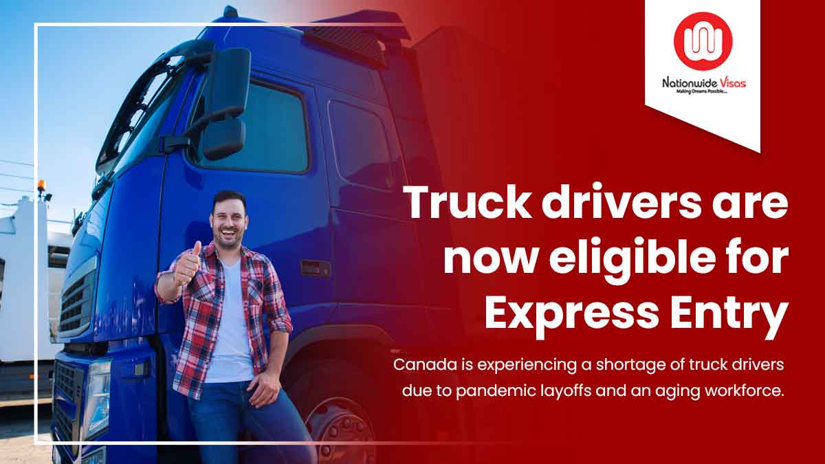 Truck Drivers become eligible for Express Entry