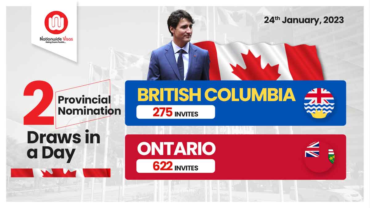 Two Canada PNP draws in a single day | CRS drops!